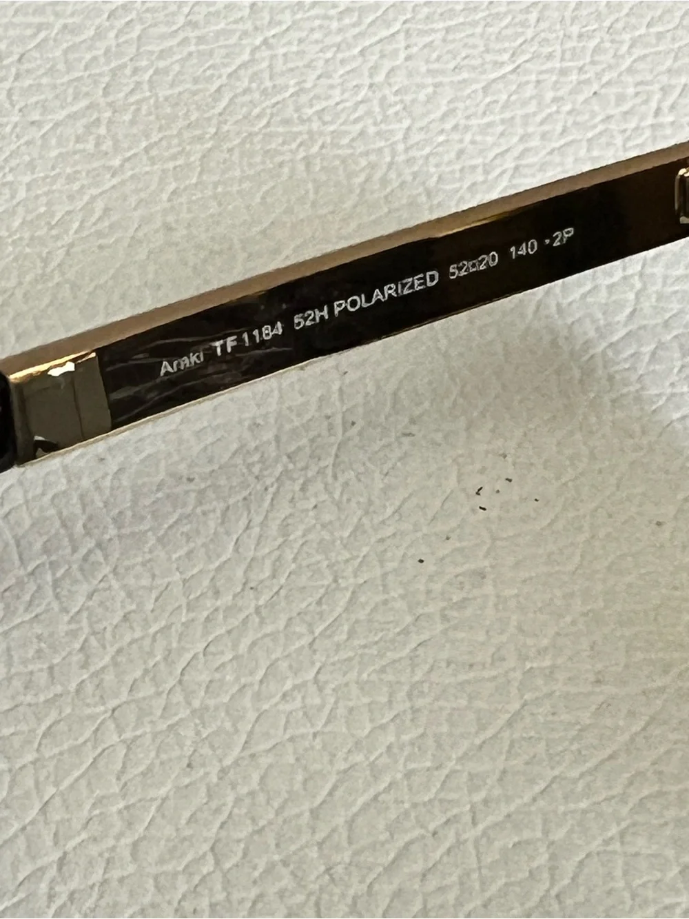 TOM FORD Araki Polarized Brown Phantos Men’s Sunglasses 52-20-140 New!